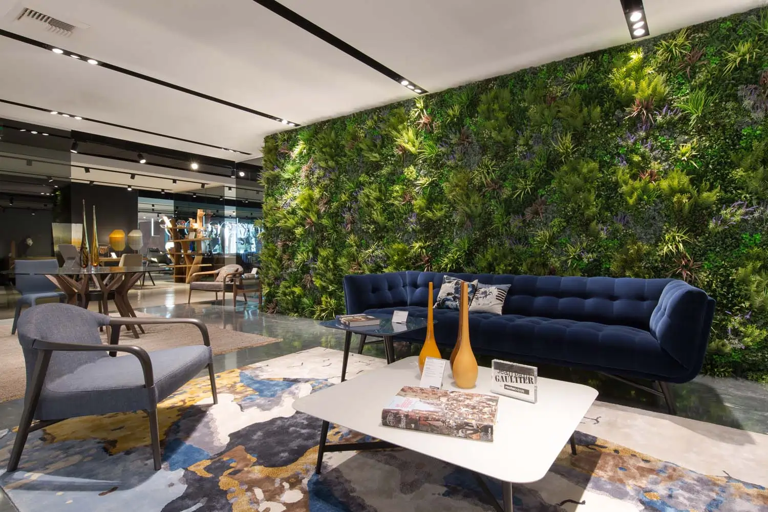 Artificial living wall in New Jersey