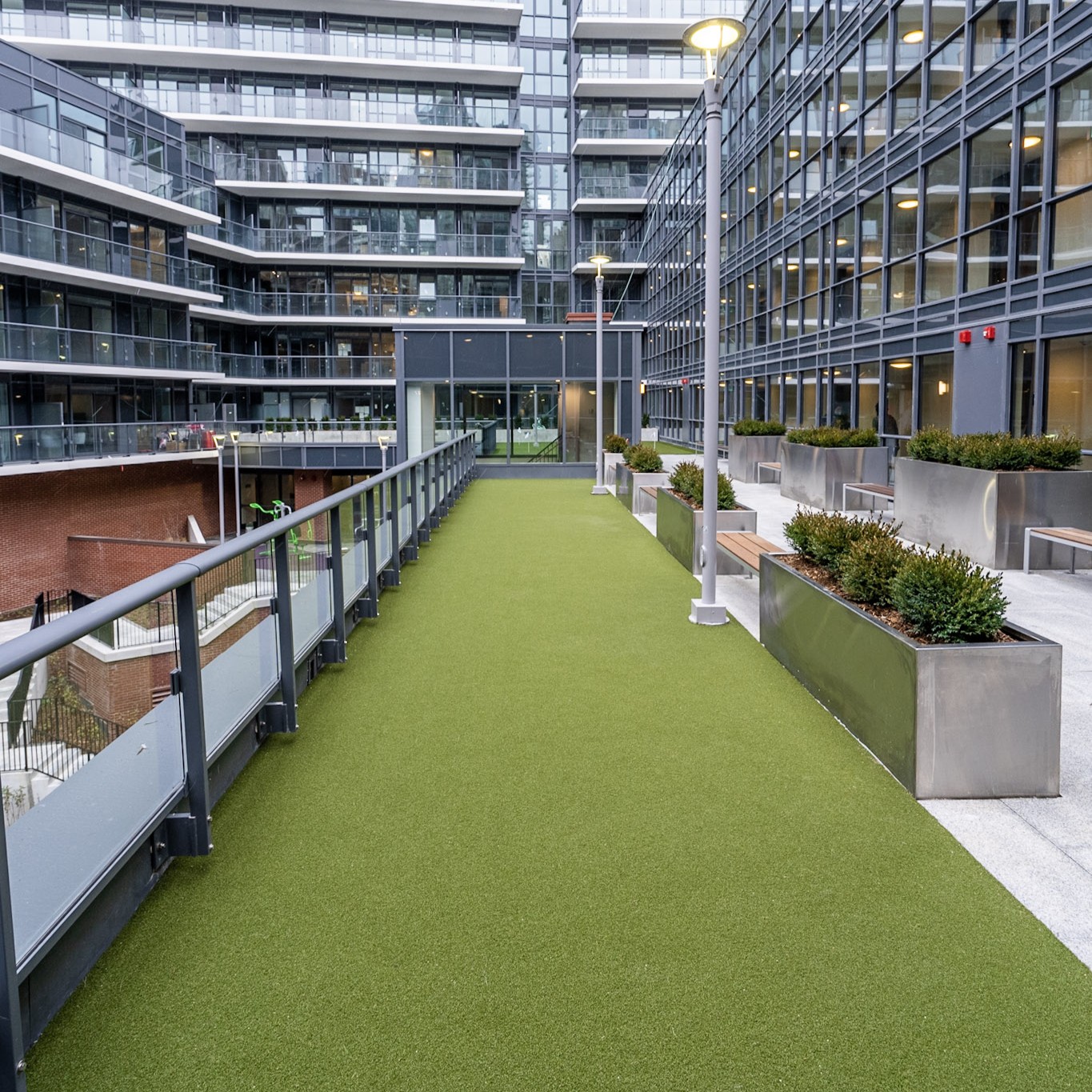 SYNLawn Rooftop Artificial Turf Installation SYNLawn Rooftop New Jersey Artificial Turf Installation